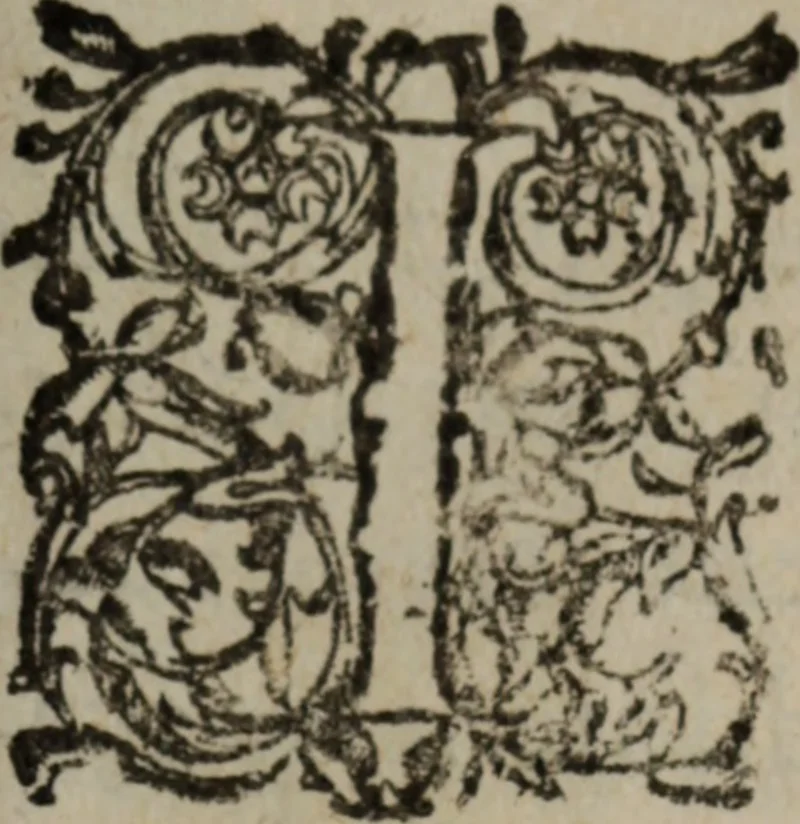 An illustration from Les recherches des Recherches [et] autres oeuures de me Estienne Pasqvier, pour la defense de nos roys, contre les outrages, calomnies, [et] autres impertinences dudit autheur .., 1622, leaf 386
