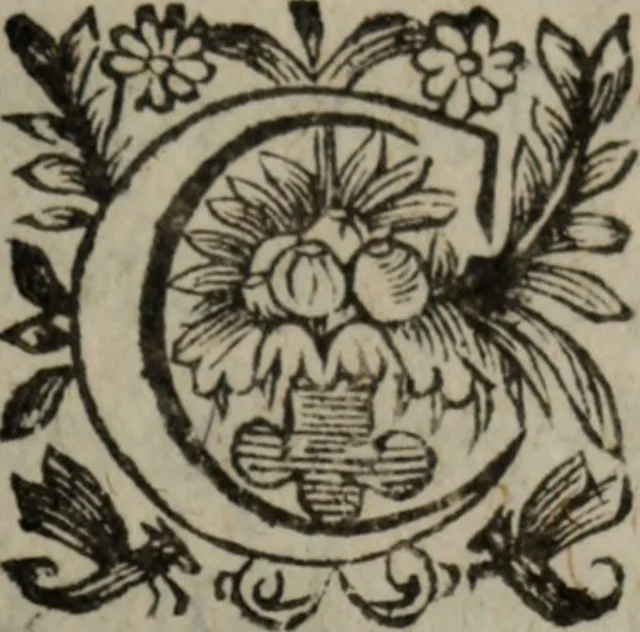An illustration from Les recherches des Recherches [et] autres oeuures de me Estienne Pasqvier, pour la defense de nos roys, contre les outrages, calomnies, [et] autres impertinences dudit autheur .., 1622, leaf 774