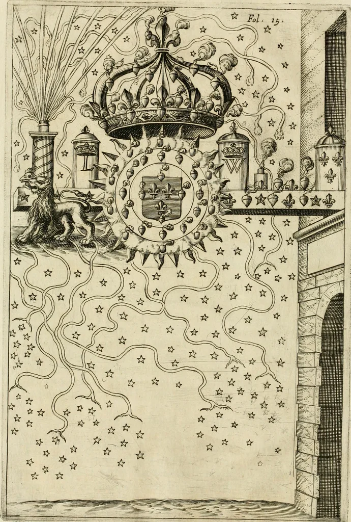 An illustration from Les réjoüissances de la paix, faites dans la ville de Lyon le 20. mars 1660, 1660, leaf 29