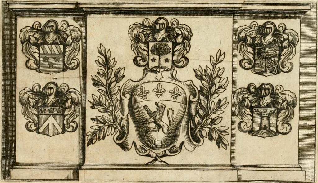 An illustration from Les réjoüissances de la paix, faites dans la ville de Lyon le 20. mars 1660, 1660, leaf 4