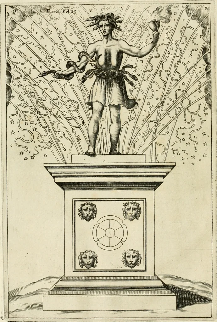 An illustration from Les réjoüissances de la paix, faites dans la ville de Lyon le 20. mars 1660, 1660, leaf 45