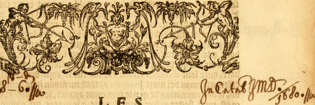 An illustration from Les reports du treserudite Edmund Anderson : chivalier, nadgairs, seigniour chief justice del Common-bank. Des mults principals cases argues & adjuges en le temps del jadis roign Elizabeth cibien en le Common-bank come devant touts les juges de cest roialme [1534-1604], 1664, leaf 16