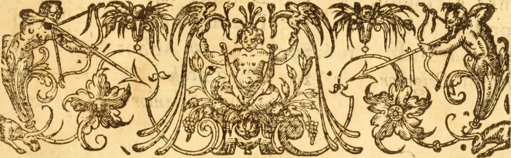 An illustration from Les reports du treserudite Edmund Anderson : chivalier, nadgairs, seigniour chief justice del Common-bank. Des mults principals cases argues & adjuges en le temps del jadis roign Elizabeth cibien en le Common-bank come devant touts les juges de cest roialme [1534-1604], 1664, leaf 408