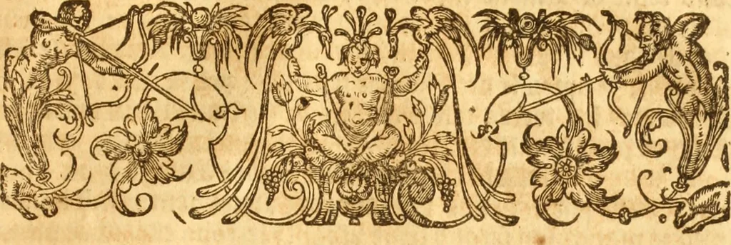An illustration from Les reports du treserudite Edmund Anderson : chivalier, nadgairs, seigniour chief justice del Common-bank. Des mults principals cases argues & adjuges en le temps del jadis roign Elizabeth cibien en le Common-bank come devant touts les juges de cest roialme [1534-1604], 1664, leaf 600