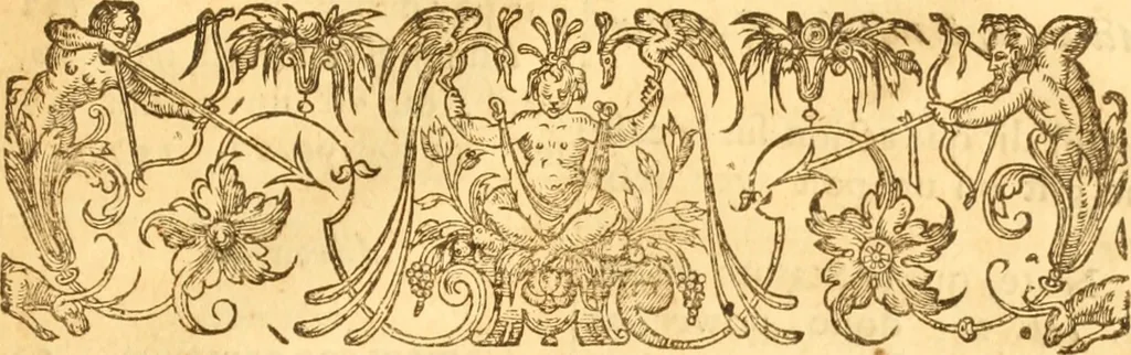 An illustration from Les reports du treserudite Edmund Anderson : chivalier, nadgairs, seigniour chief justice del Common-bank. Des mults principals cases argues & adjuges en le temps del jadis roign Elizabeth cibien en le Common-bank come devant touts les juges de cest roialme [1534-1604], 1664, leaf 626