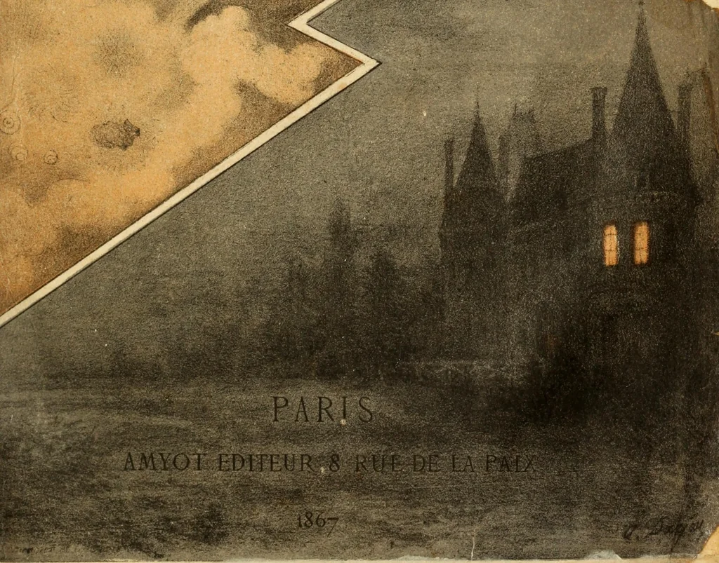 An illustration from Les rêves et les moyens de les diriger; observations pratiques, 1867, leaf 6