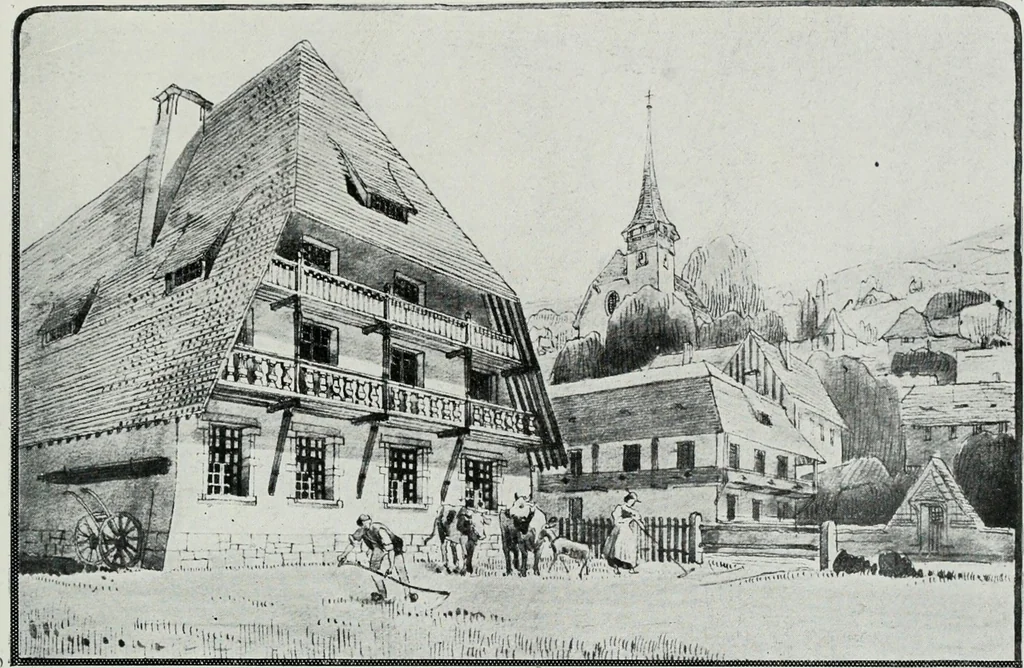 An illustration from Les Salons d'architecture, 1907, leaf 100