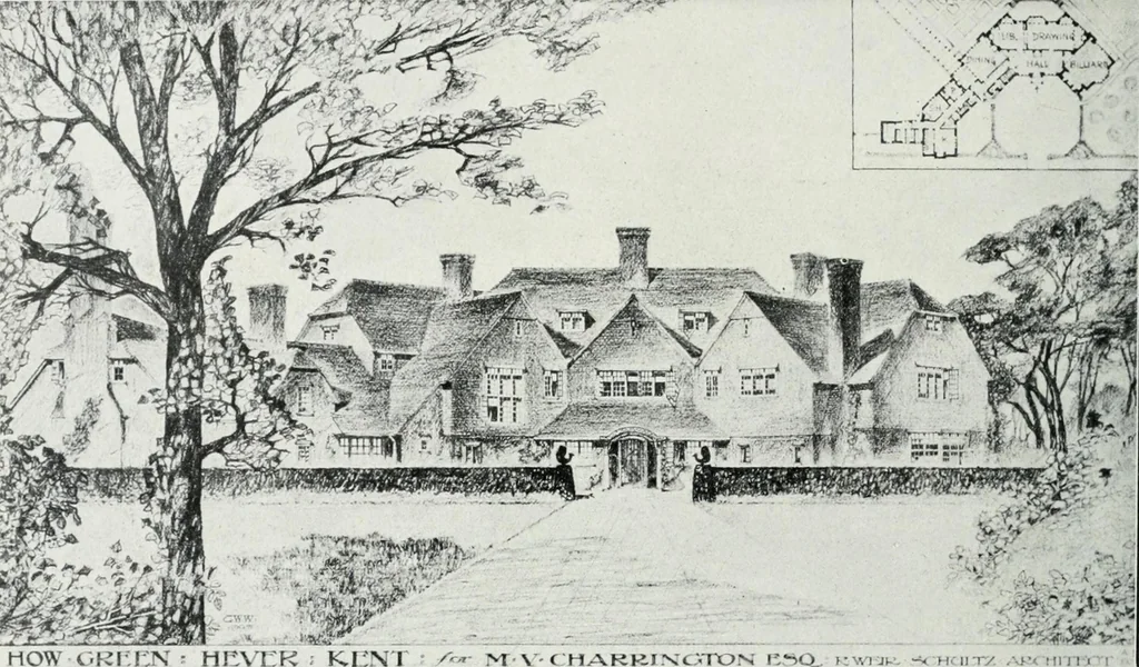 An illustration from Les Salons d'architecture, 1907, leaf 101
