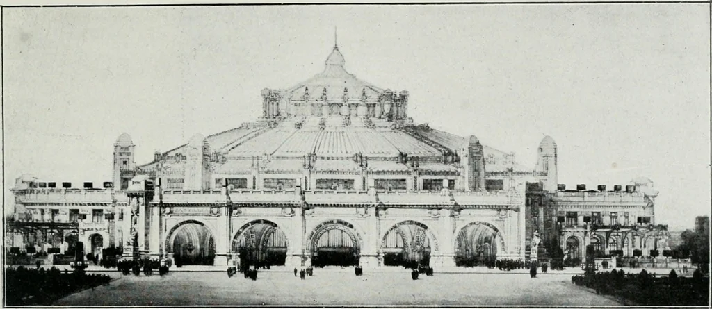 An illustration from Les Salons d'architecture, 1907, leaf 102