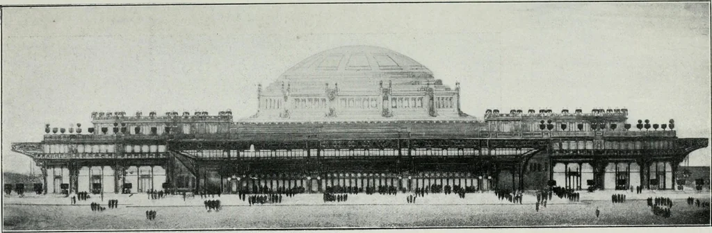 An illustration from Les Salons d'architecture, 1907, leaf 104