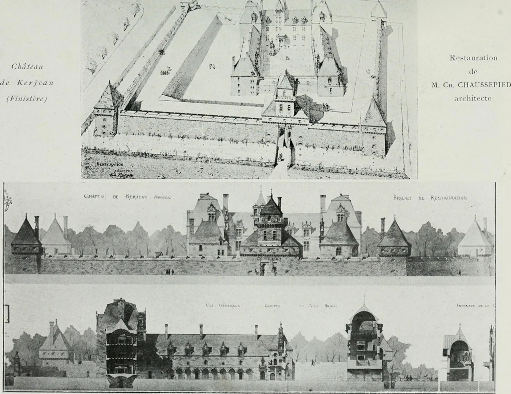 An illustration from Les Salons d'architecture, 1907, leaf 108