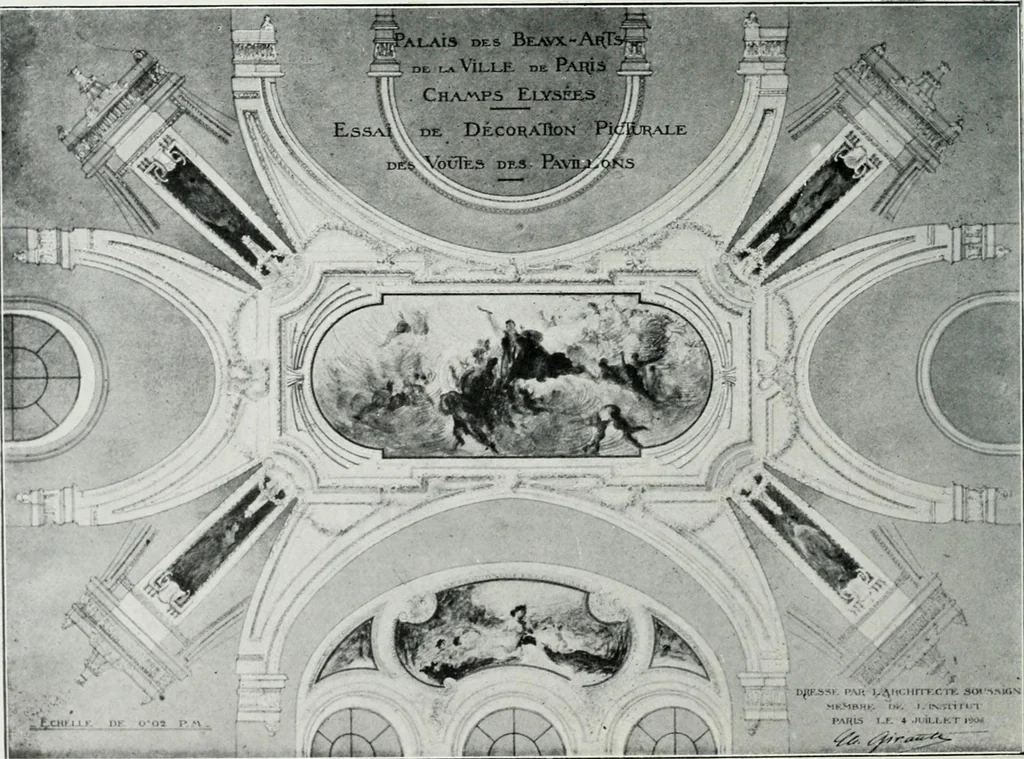 An illustration from Les Salons d'architecture, 1907, leaf 109