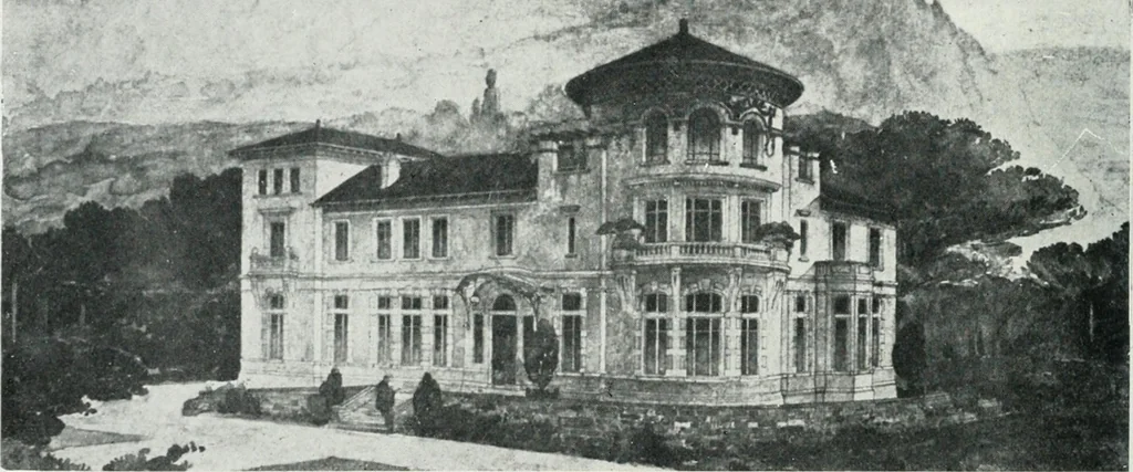An illustration from Les Salons d'architecture, 1907, leaf 113
