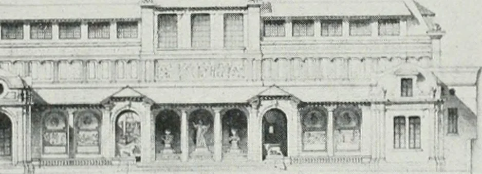 An illustration from Les Salons d'architecture, 1907, leaf 114