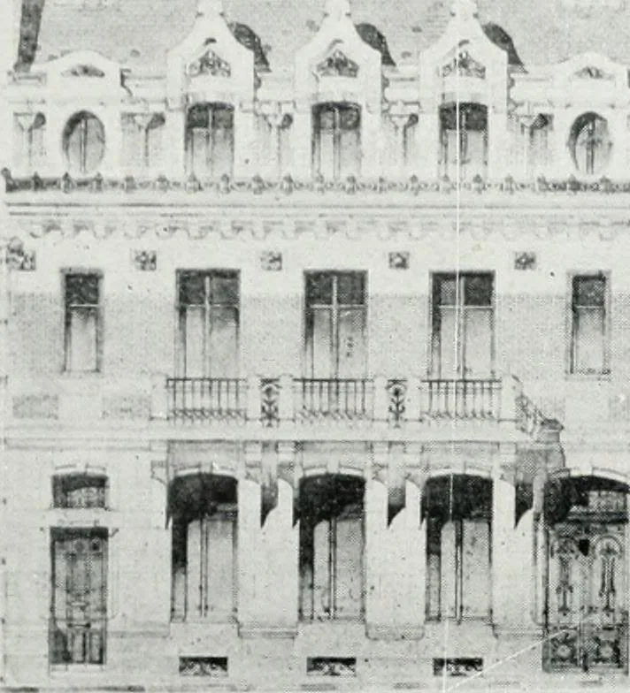 An illustration from Les Salons d'architecture, 1907, leaf 115