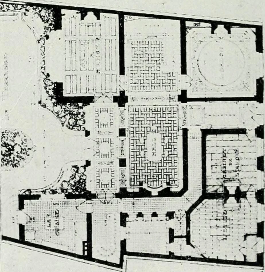 An illustration from Les Salons d'architecture, 1907, leaf 115