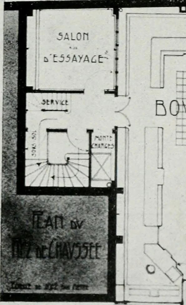 An illustration from Les Salons d'architecture, 1907, leaf 116