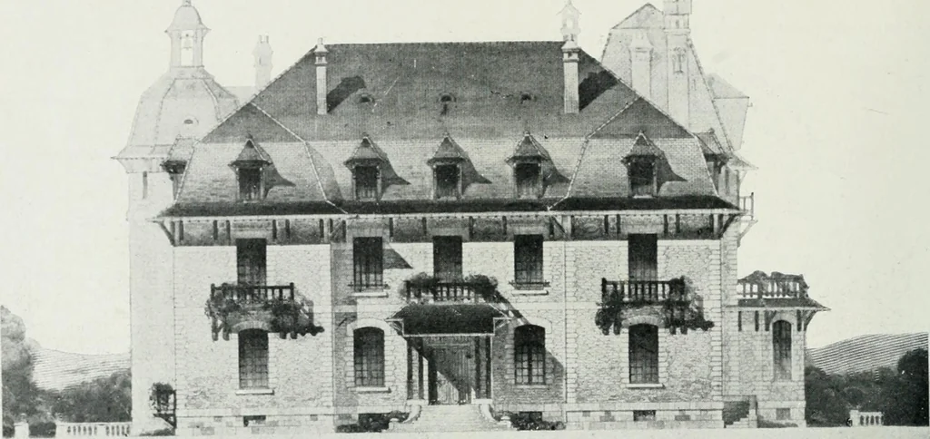 An illustration from Les Salons d'architecture, 1907, leaf 117