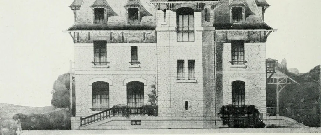 An illustration from Les Salons d'architecture, 1907, leaf 117