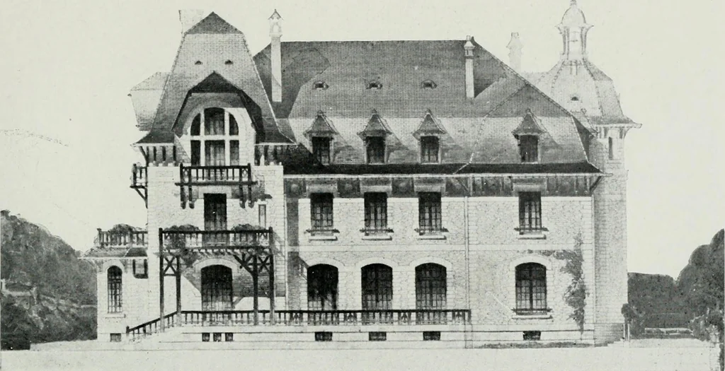 An illustration from Les Salons d'architecture, 1907, leaf 118