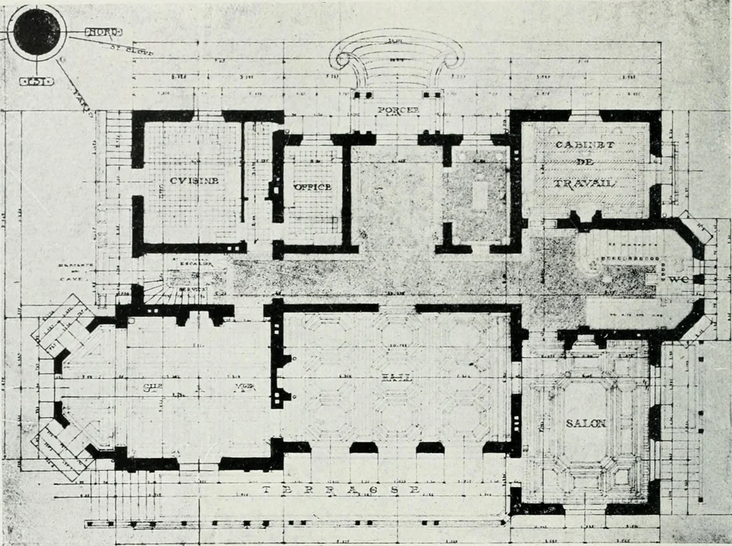 An illustration from Les Salons d'architecture, 1907, leaf 119
