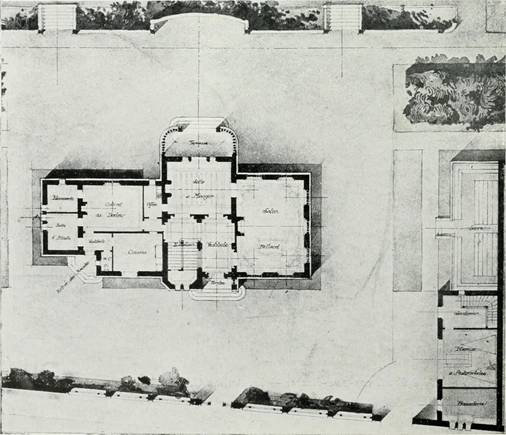 An illustration from Les Salons d'architecture, 1907, leaf 119