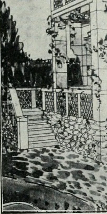 An illustration from Les Salons d'architecture, 1907, leaf 12