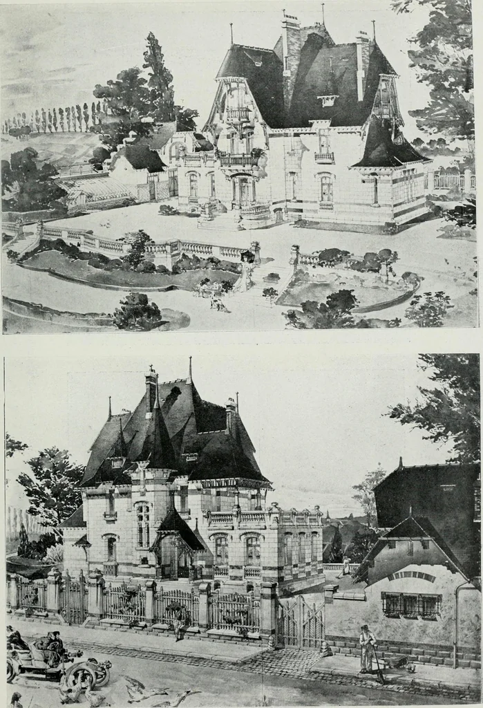 An illustration from Les Salons d'architecture, 1907, leaf 120