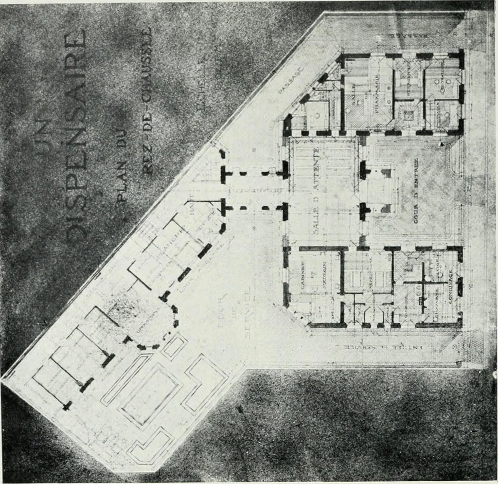 An illustration from Les Salons d'architecture, 1907, leaf 121