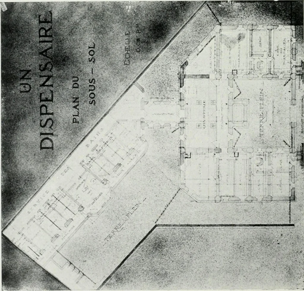 An illustration from Les Salons d'architecture, 1907, leaf 121