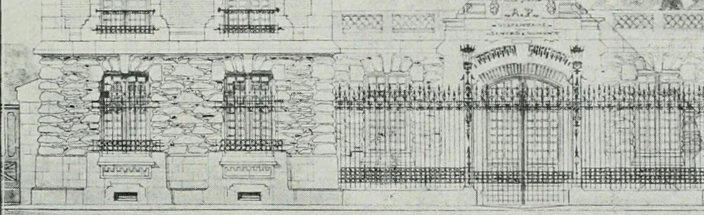 An illustration from Les Salons d'architecture, 1907, leaf 122