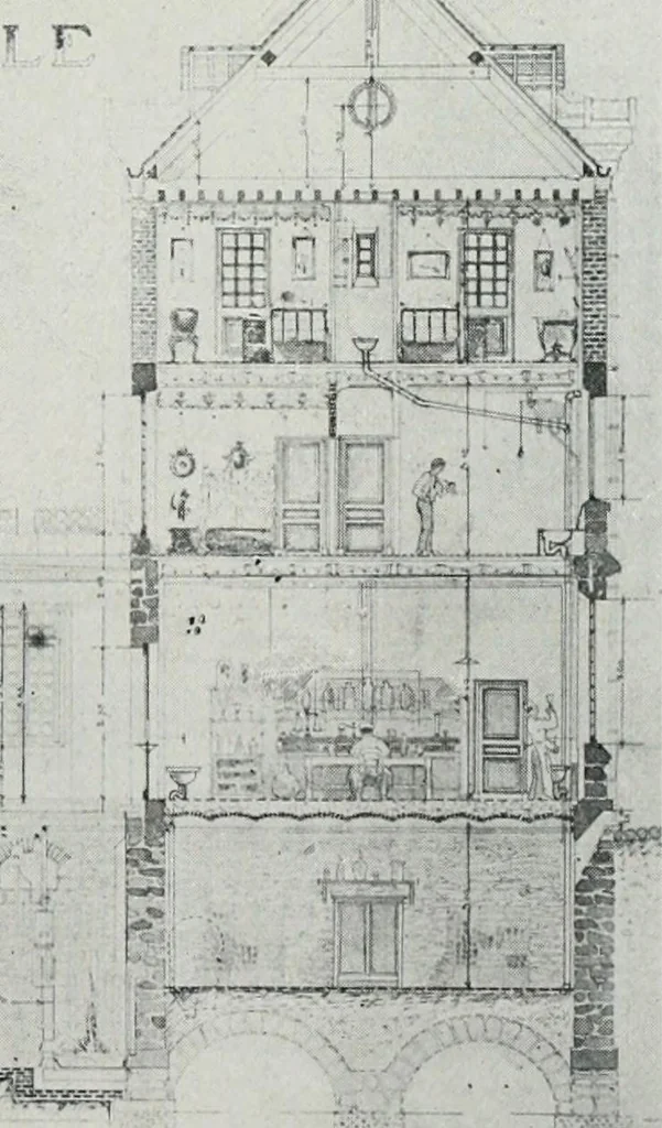 An illustration from Les Salons d'architecture, 1907, leaf 122