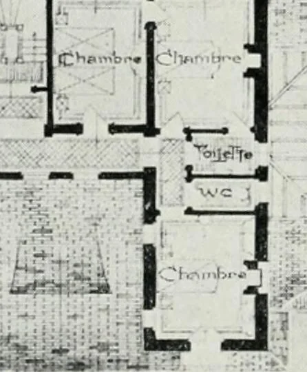 An illustration from Les Salons d'architecture, 1907, leaf 123