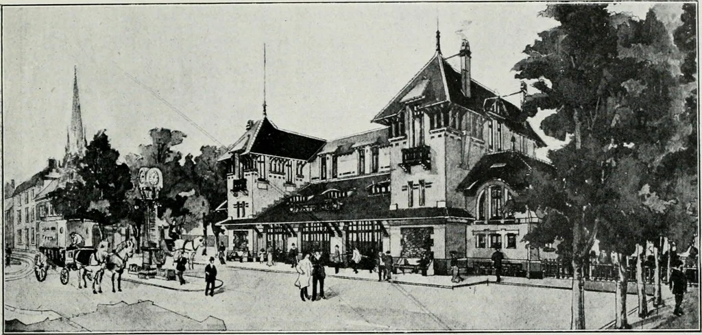 An illustration from Les Salons d'architecture, 1907, leaf 124