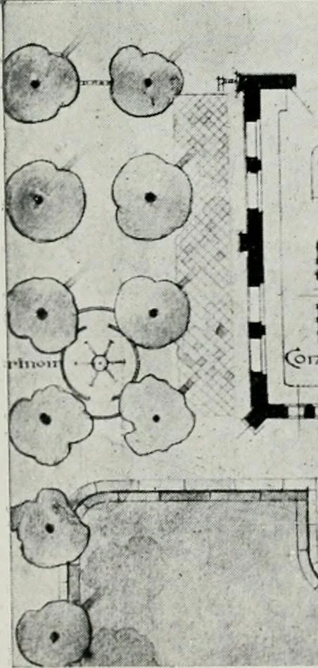 An illustration from Les Salons d'architecture, 1907, leaf 124