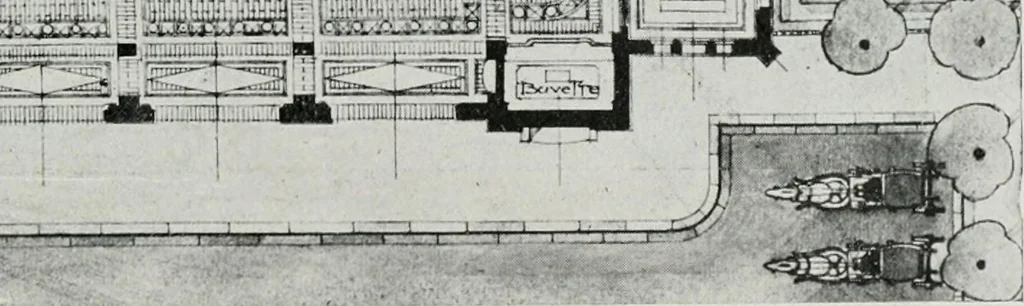 An illustration from Les Salons d'architecture, 1907, leaf 124