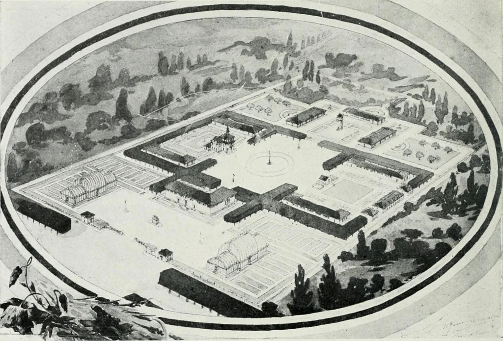 An illustration from Les Salons d'architecture, 1907, leaf 127