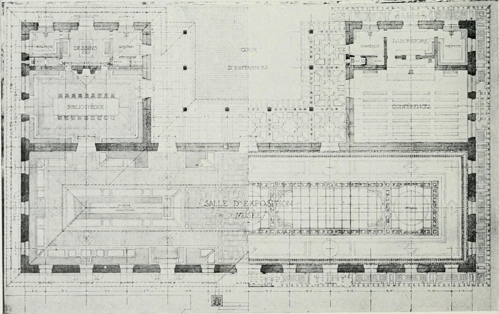 An illustration from Les Salons d'architecture, 1907, leaf 127
