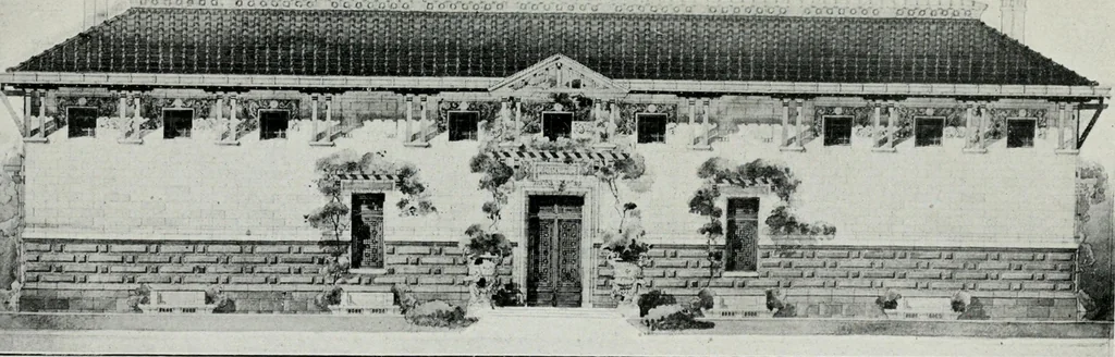 An illustration from Les Salons d'architecture, 1907, leaf 128