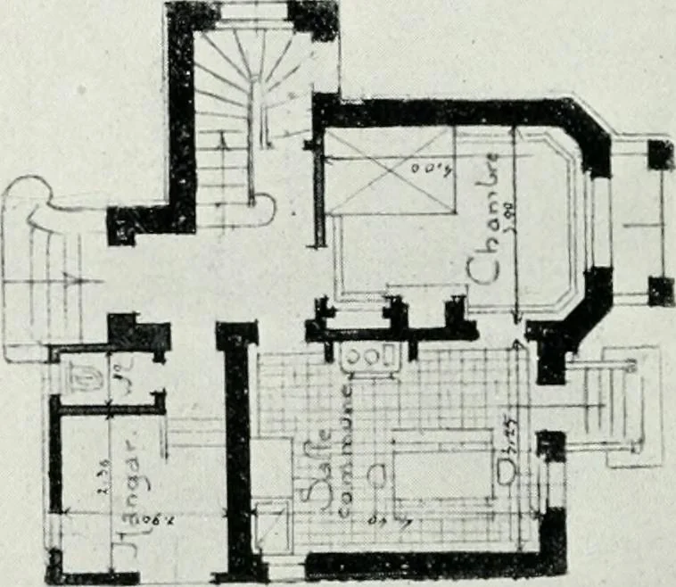 An illustration from Les Salons d'architecture, 1907, leaf 129
