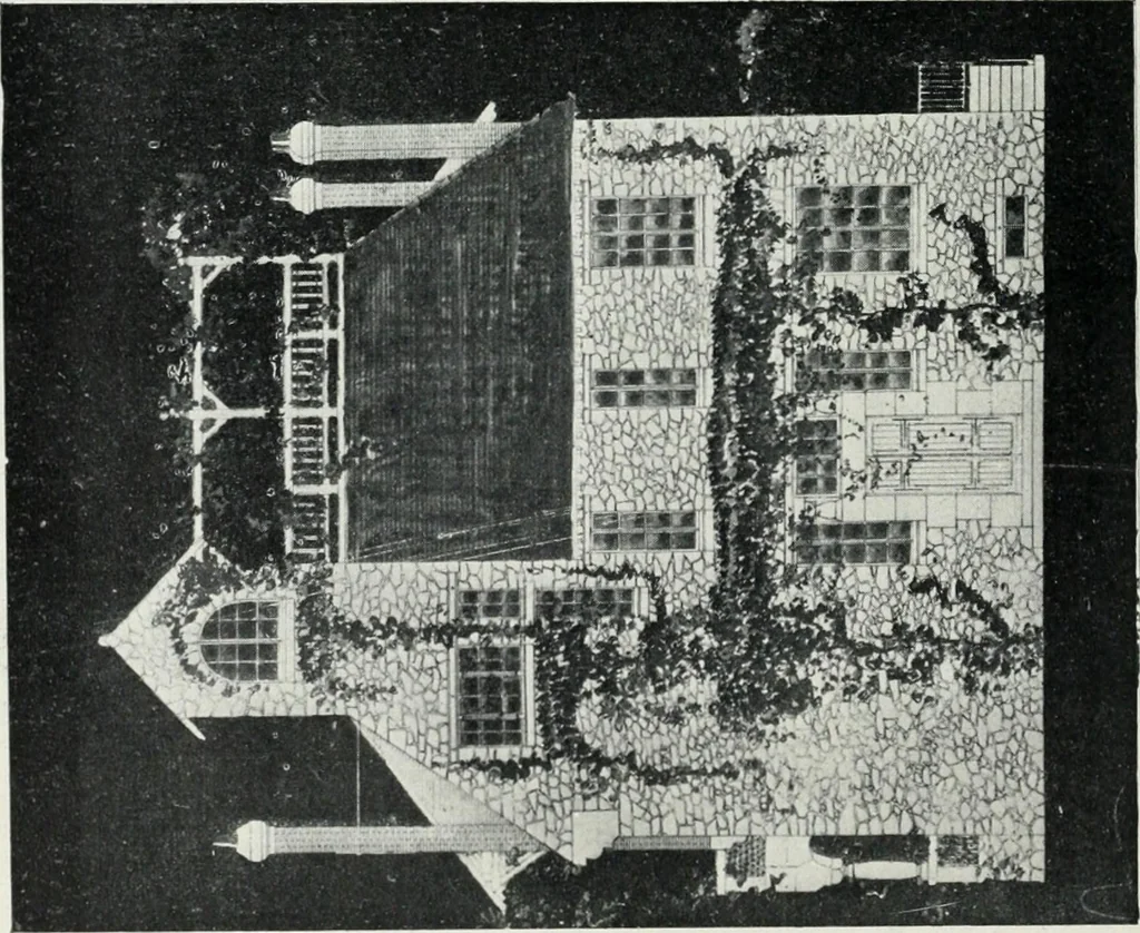An illustration from Les Salons d'architecture, 1907, leaf 13