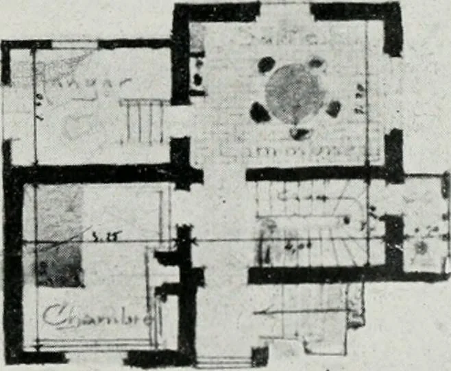 An illustration from Les Salons d'architecture, 1907, leaf 130