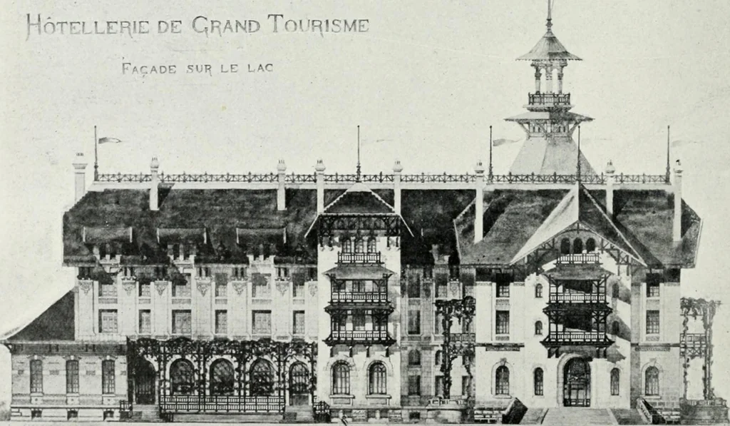 An illustration from Les Salons d'architecture, 1907, leaf 131