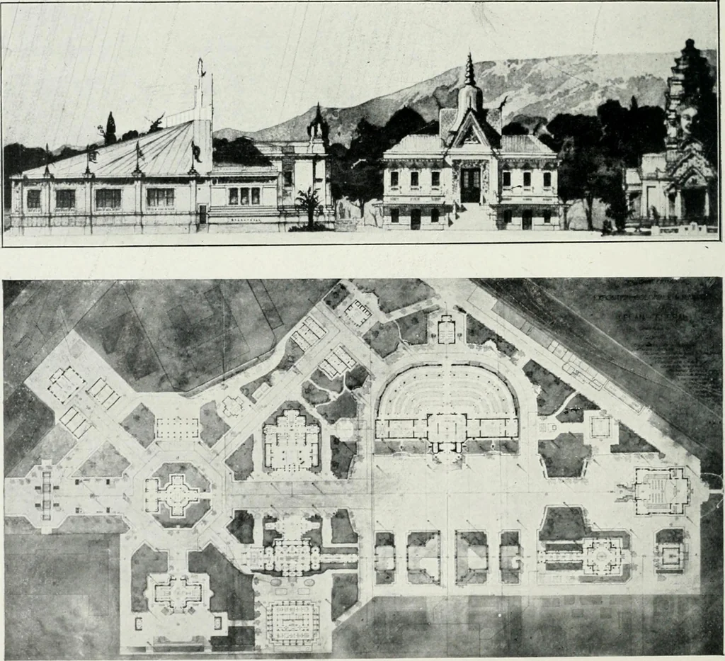 An illustration from Les Salons d'architecture, 1907, leaf 135
