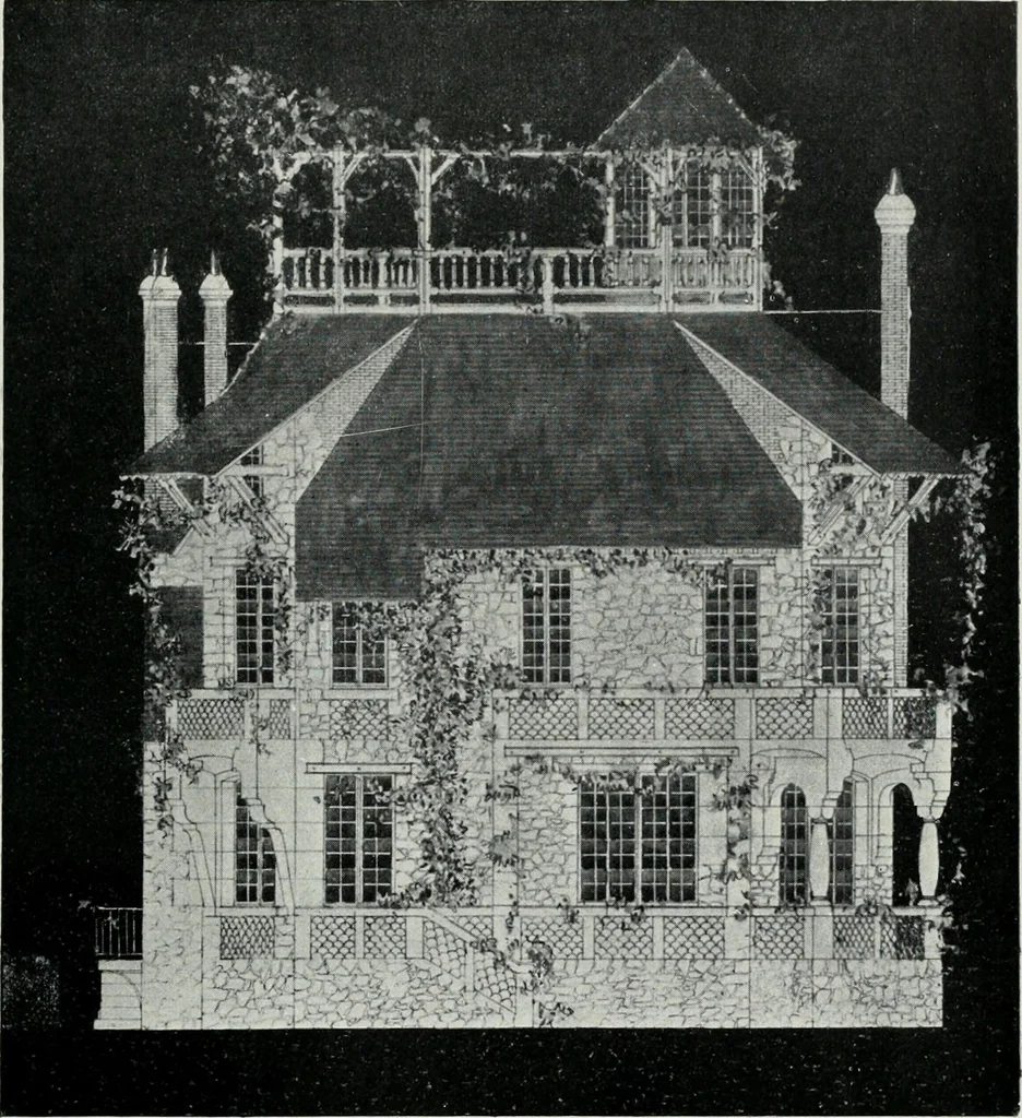 An illustration from Les Salons d'architecture, 1907, leaf 14