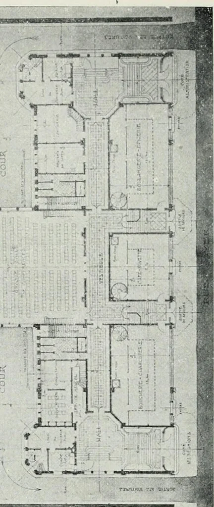 An illustration from Les Salons d'architecture, 1907, leaf 17