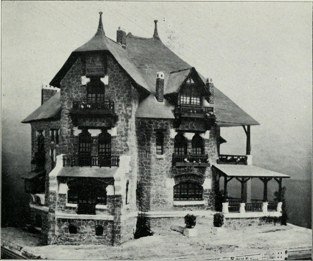 An illustration from Les Salons d'architecture, 1907, leaf 18