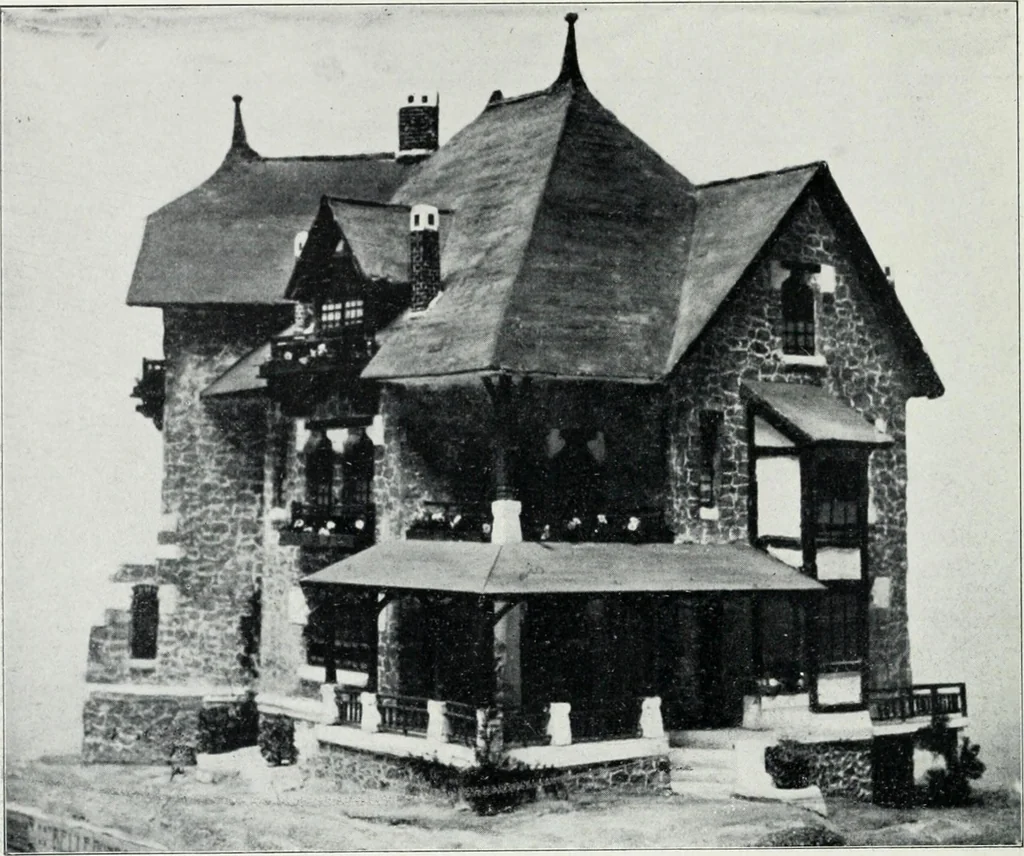 An illustration from Les Salons d'architecture, 1907, leaf 19