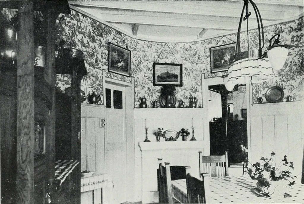 An illustration from Les Salons d'architecture, 1907, leaf 19