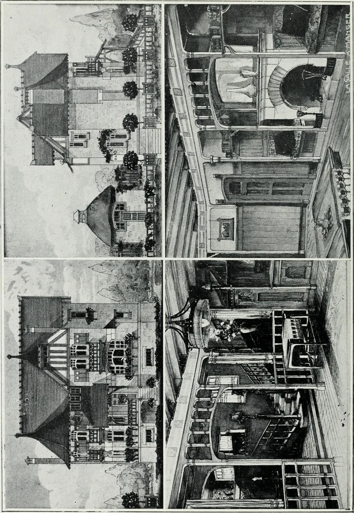 An illustration from Les Salons d'architecture, 1907, leaf 21